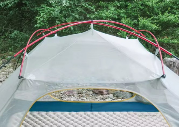 Палатка Naturehike Cloud-Creek PRO, 2-местная, бежево-желтая