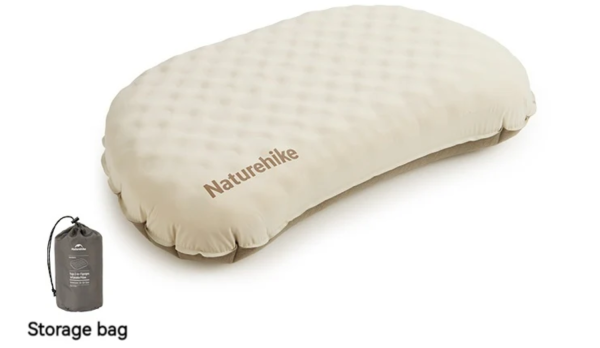 Подушка надувная Naturehike 66x36x12 см, бежевая