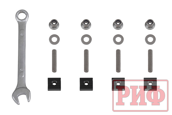 Крышка кузова РИФ для Changan Hunter Plus, роллета раздвижная 1650х1666 мм, алюминиевая, черная