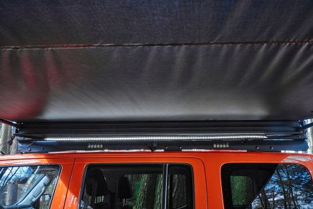 Маркиза автомобильная РИФ 2,5х2,5 м, черная