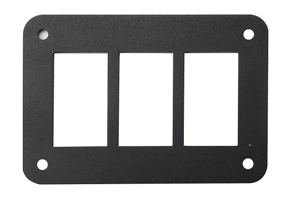 Панель кнопок монтажная три отверстия