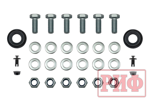 Бампер РИФ силовой задний JAC T6, SOLLERS ST6 с квадратом под фаркоп и фонарями