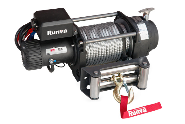 Лебёдка электрическая (индустр.) 12V Runva 17500 lbs 7960 кг