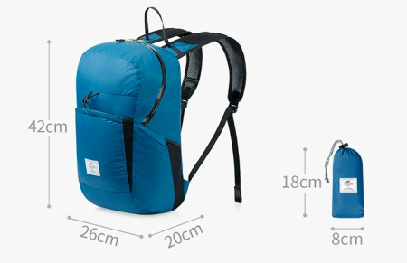 Рюкзак Naturehike 22 л, серый