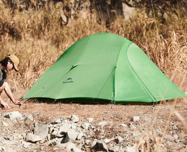 Палатка Naturehike Cloud Up Base 1-местная, алюминиевый каркас, зеленая