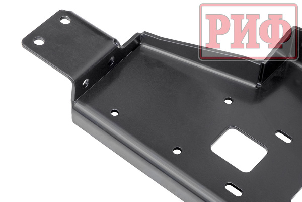 Площадка РИФ под лебёдку c защ. радиатора в штатный бампер Mitsubishi Pajero Sport 2015-2022 дизель