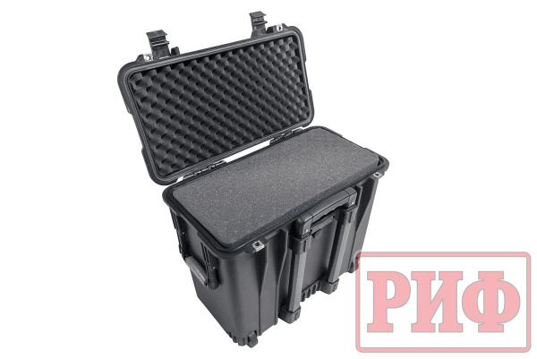Кейс защитный ударопрочный РИФ 500х305х457 мм на колесах с телескопической ручкой IP55