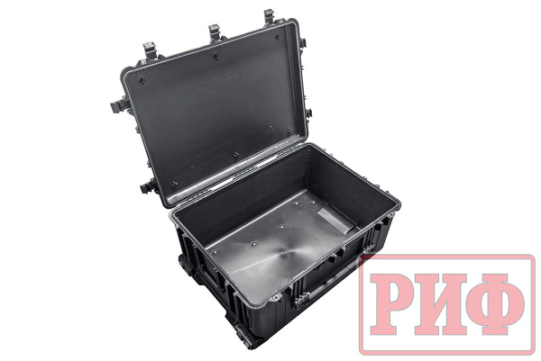 Кейс защитный ударопрочный РИФ 790х595х365 мм на колесах с телескопической ручкой Кейс защитный ударопрочный РИФ 790х595х365 мм на колесах с телескопической ручкой