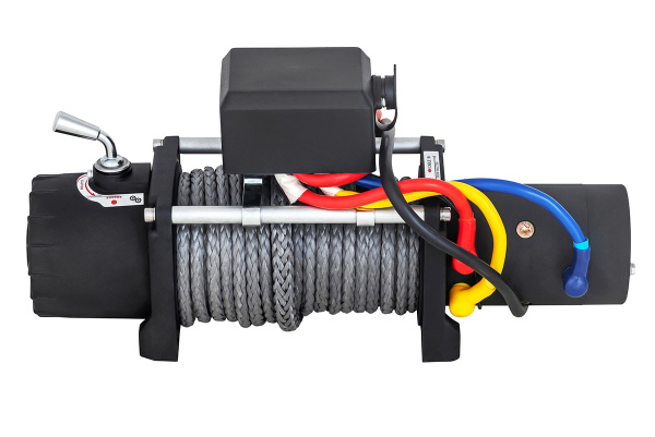 Лебёдка электрическая 12V Runva 10000 lbs 4500 кг (синтетический трос)