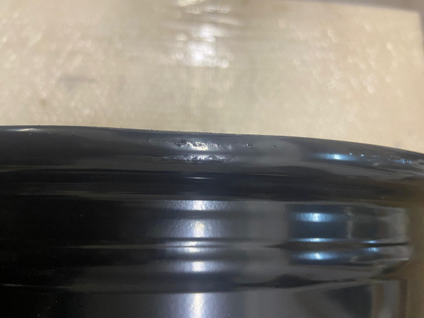 Диск усиленный Тойота Ниссан стальной черный 6x139,7 8xR15 d110 ET-19 (уценка)