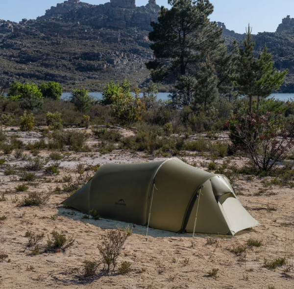 Палатка Naturehike Opalus Si 3-местная, алюминиевый каркас, темно-зеленая