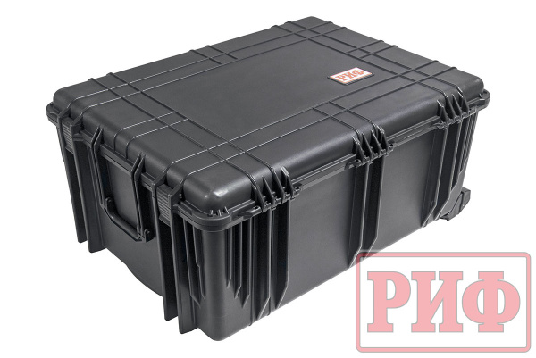 Кейс защитный ударопрочный РИФ 790х595х365 мм на колесах с телескопической ручкой Кейс защитный ударопрочный РИФ 790х595х365 мм на колесах с телескопической ручкой