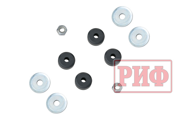 Демпфер РИФ рулевой для ГАЗ Соболь 4x4 до 2020 года, Nissan Patrol Y60/Y61 до 02/2000 (шток-шток)