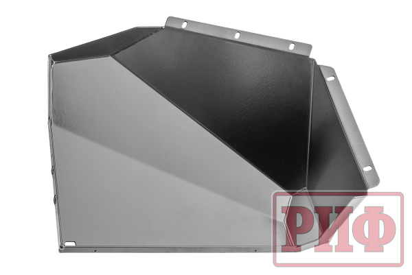 Бампер РИФ силовой передний Mitsubishi Pajero Sport 2015-2020 под доп. фары, с защитной дугой