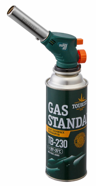 Резак газовый TOURIST SUPER JET, с пьезоподжигом