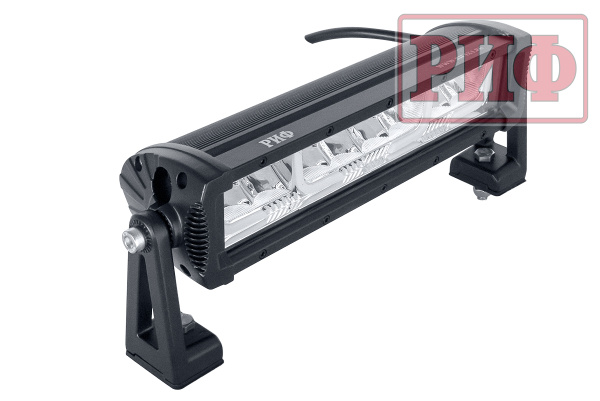 Фара светодиодная водительского света РИФ с ДХО 307 мм 64W