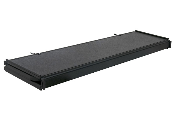 Крышка кузова Nissan Navara 2004-2015 трёхсекционная, алюминиевая, черная