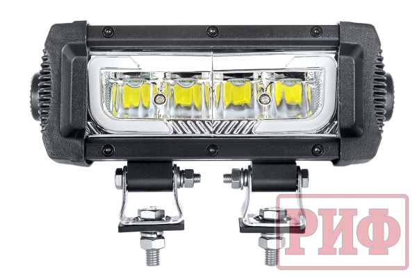 Фара светодиодная водительского света РИФ с ДХО 180 мм 32W