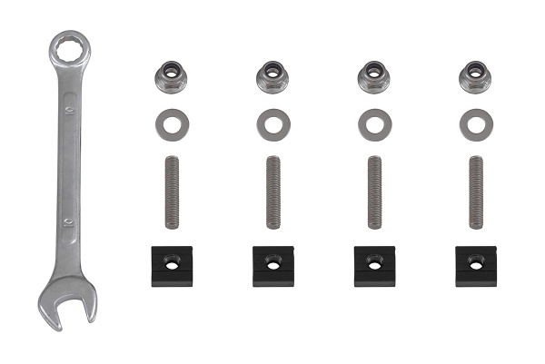 Крышка кузова РИФ для Great Wall Poer KingKong, роллета раздвижная 1610х1570 мм, алюминиевая, черная