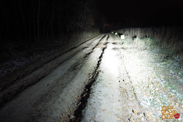 Фара водительского света РИФ 199 мм 80W LED