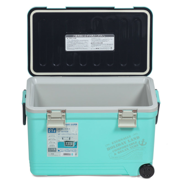 Термобокс SHINWA Holiday Land Cooler 27H бирюзовый