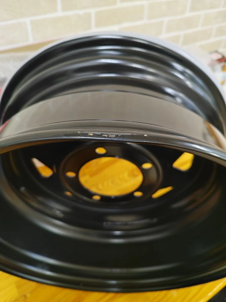 Диск усиленный УАЗ стальной черный 5x139,7 7xR16 d110 ET+25 (треуг. мелк.) (уценка)