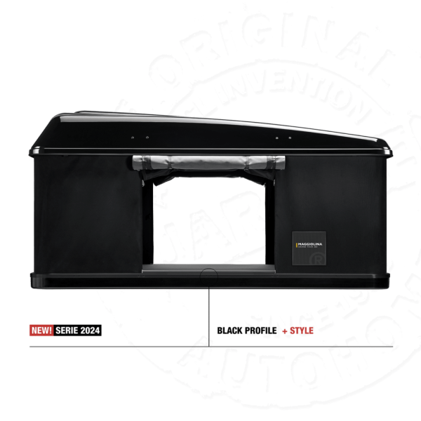 Палатка на крышу автомобиля AUTOHOME MAGGIOLINA GRAND TOUR LARGE 360 BLACK STORM, чёрный тент