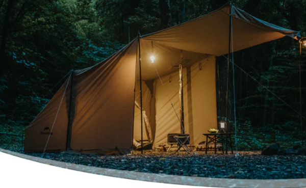 Палатка Naturehike Mountain Stream, 1-местная, алюминиевый каркас, бежевая