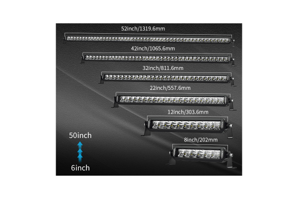 Фара комбинированного света AURORA 254 мм 50W LED