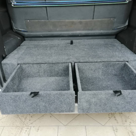 Органайзер в багажник "Экспедиция" для Volkswagen Multivan/Caravelle (T5)