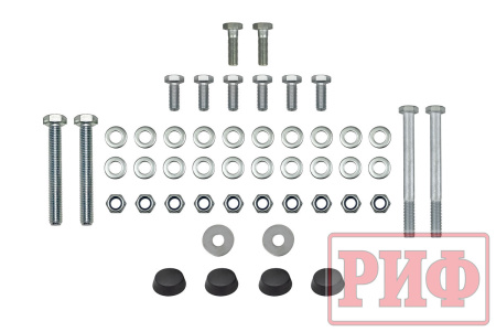 Бампер РИФ силовой задний Lada Niva Travel