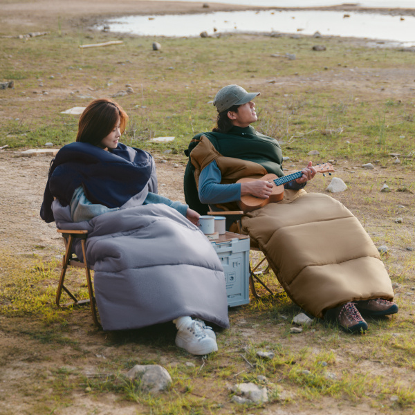 Мешок спальный Naturehike Sunny Day PL02 U450, (190+30)х80 см, (правый) (ТК: +4C), коричнево-зеленый