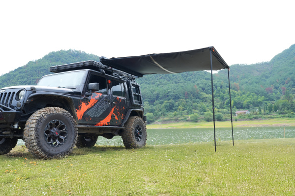 Маркиза автомобильная РИФ 2,5х2,5 м, черная