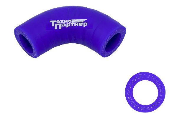 Шланг вентиляции картера дв.ЗМЗ-406 (угловой) силикон армир.