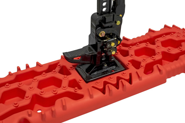 Сэнд-траки пластиковые 108х31 см усиленные, с площадкой под домкрат, красные (2 шт.)