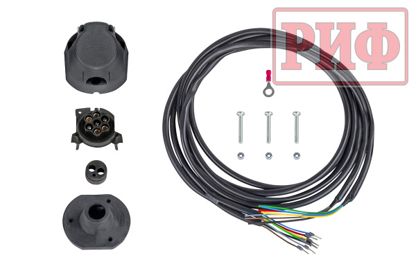 Бампер РИФ силовой задний Toyota Land Cruiser 200 2007-2015 c квадратом под фаркоп