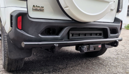 Бампер РИФ силовой задний Lada Niva Travel