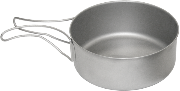 Набор круглых котелков (1,2;1,0;0,6 л) "Три друга и подруга", титан, с раскладными ручками