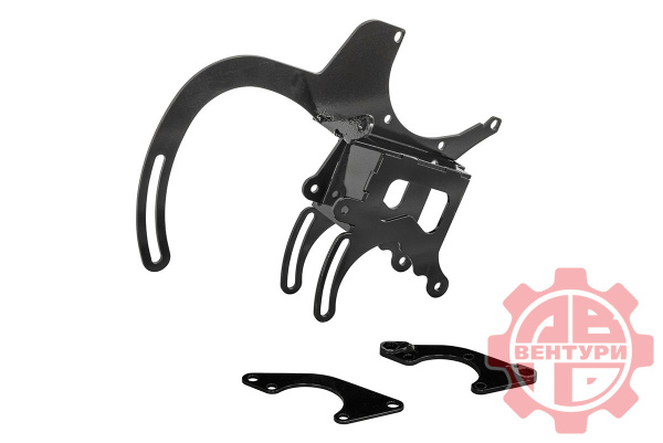 Кронштейн переноса генератора универсальный Lada 4x4, Нива 21214 без кондиционера, без ремня (2007+)