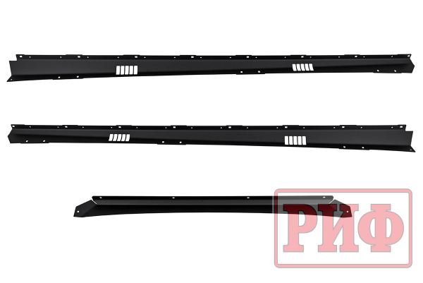 Багажник экспедиционный (платформа) алюминиевый РИФ 1250x2080 мм для Toyota Land Cruiser 100/105 (с крепежом)