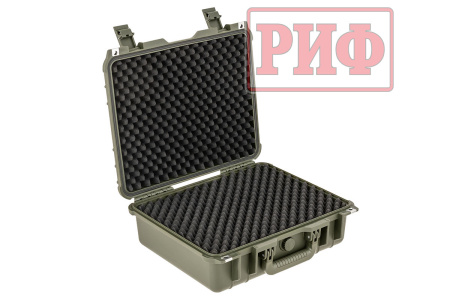 Кейс защитный ударопрочный РИФ 430х380х154 мм IP67, цвет Хаки