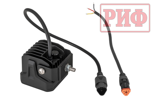 Светодиодная фара водительского света РИФ 82x78x76 мм 20W LED