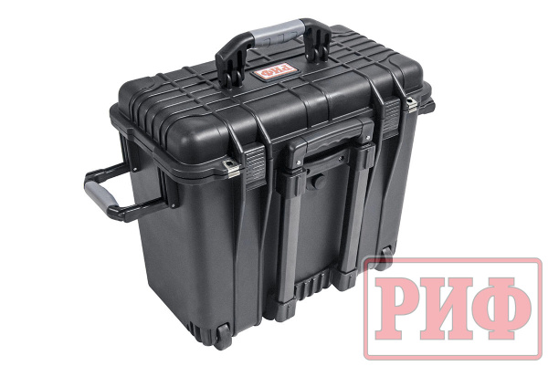 Кейс защитный ударопрочный РИФ 500х305х457 мм на колесах с телескопической ручкой Кейс защитный ударопрочный РИФ 500х305х457 мм на колесах с телескопической ручкой
