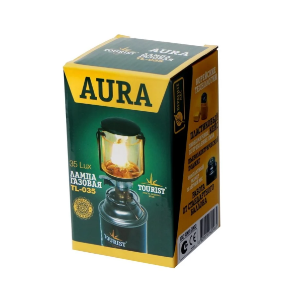 Лампа газовая TOURIST AURA кемпинговая