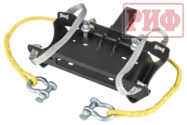 Площадка съёмная РИФ для переносной лебёдки под квадрат, облегчённая, с ручками Площадка съёмная РИФ для переносной лебёдки под квадрат, облегчённая, с ручками