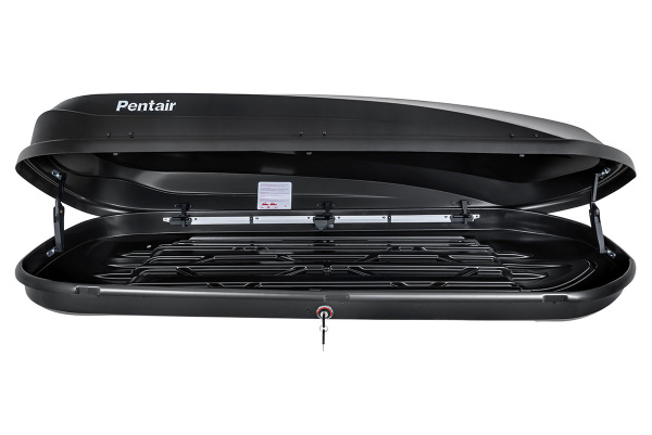 Бокс автомобильный на крышу Pentair RESORT 480L черный глянец, двусторонний