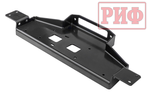 Площадка РИФ под лебёдку c защитой радиатора в штатный бампер Mitsubishi Pajero Sport 2015+ дизель Площадка РИФ под лебёдку c защитой радиатора в штатный бампер Mitsubishi Pajero Sport 2015+ дизель
