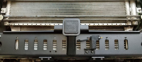 Фаркоп РИФ передний (переходник) для съёмной лебёдки с защитой радиатора для ГАЗ Соболь NN