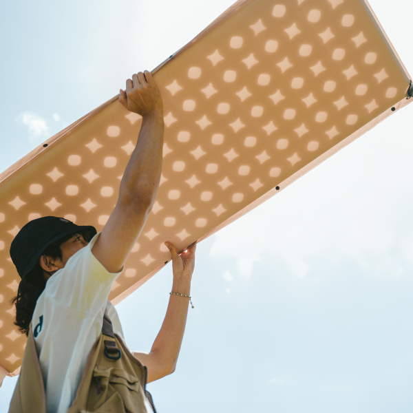 Коврик самонадувающийся Naturehike, 200х65х6 см, с подушкой, бежевый