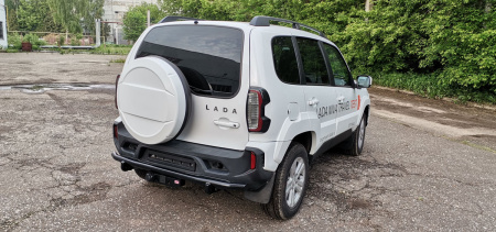 Бампер РИФ силовой задний Lada Niva Travel